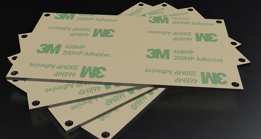 Imageadhesive or hole